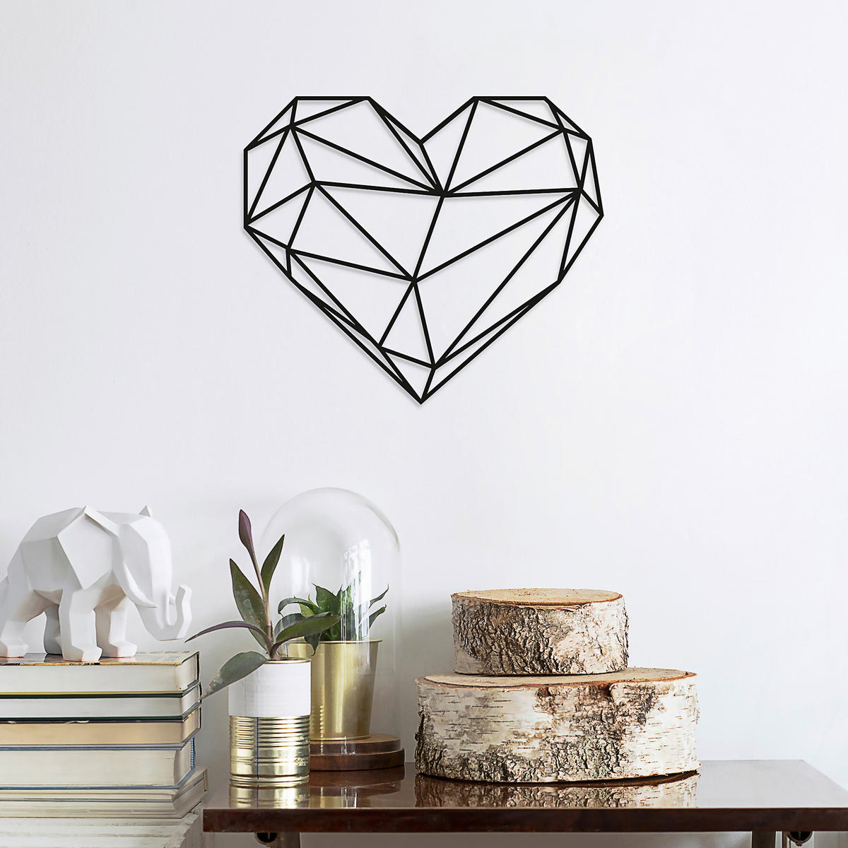 METALLBILD 47/40 cm  - Schwarz, Basics, Metall (47/40cm)