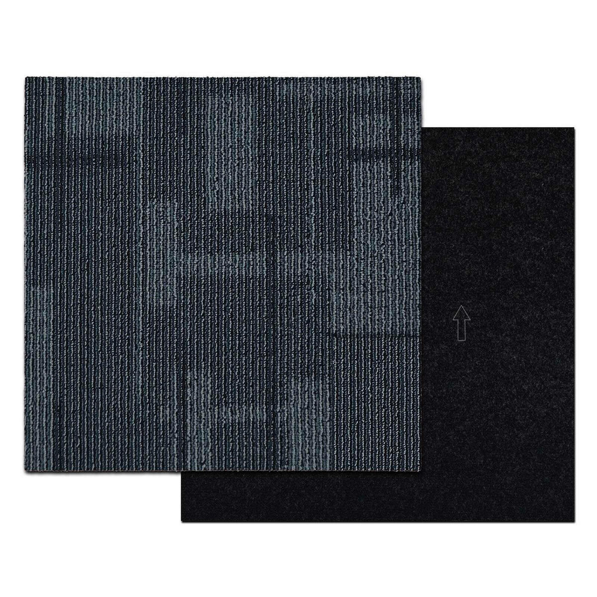 TEPPICHFLIESE - Anthrazit, Basics, Kunststoff/Textil (50/50cm) - Esposa
