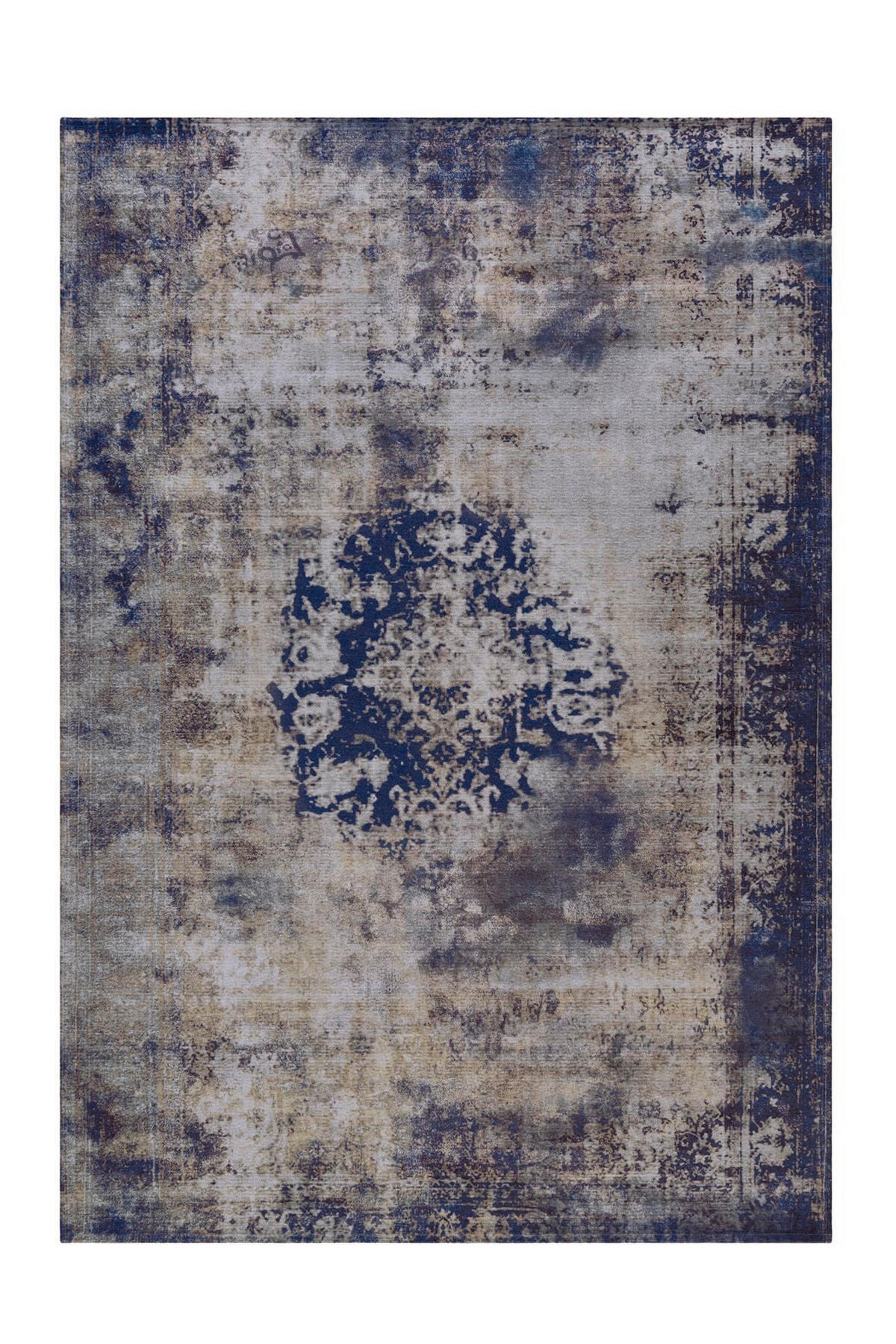 FLACHWEBETEPPICH 160/230 cm Vintage 8403 Blau Blau  - Blau, KONVENTIONELL, Textil (160/230cm)