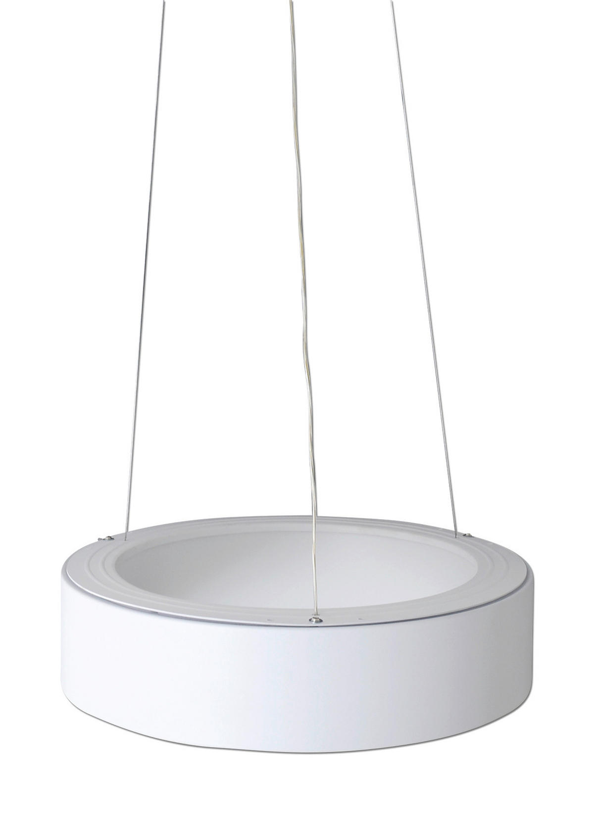 LED-HÄNGELEUCHTE CARLA 45/150 cm   - Weiß, Design, Kunststoff/Metall (45/150cm) - Näve