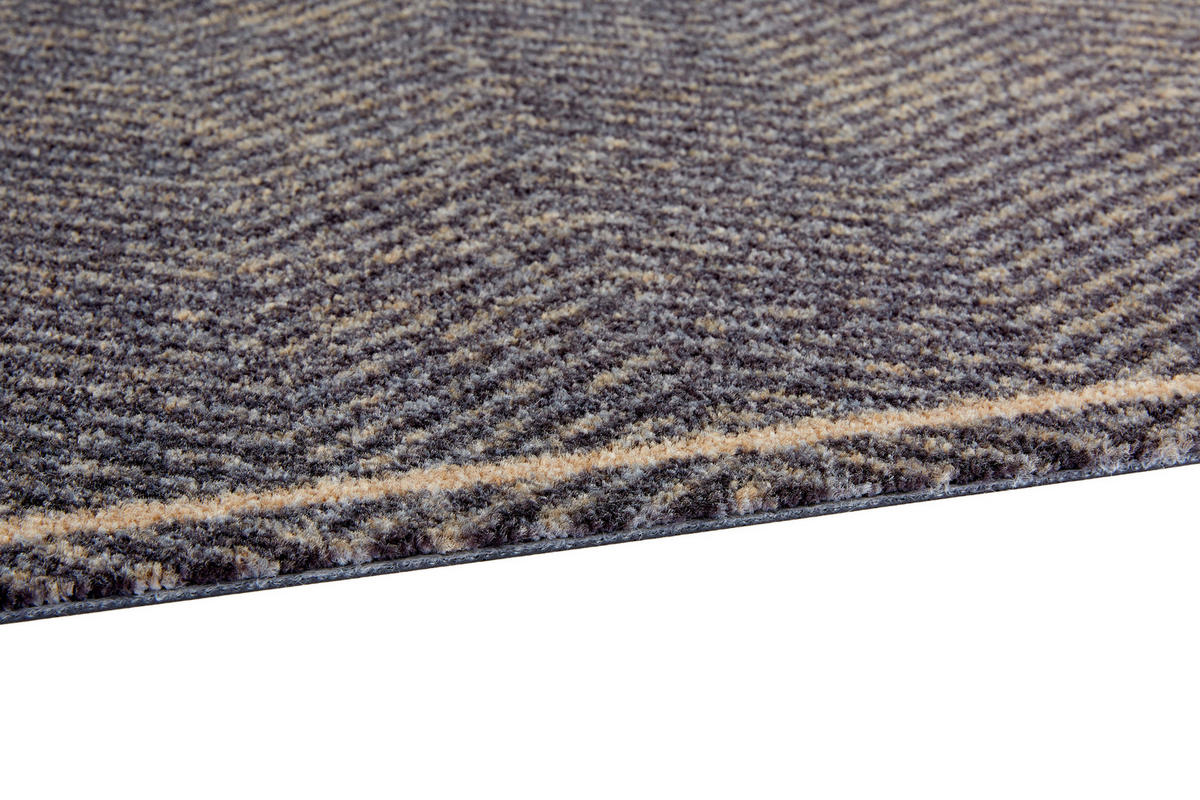 FUßMATTE  66/110 cm  Schwarz, Beige  - Beige/Schwarz, Design, Textil (66/110cm) - Esposa