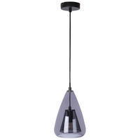 LUSTER  16,5/150 cm      - crna, Dizajnerski, staklo/metal (16,5/150cm)