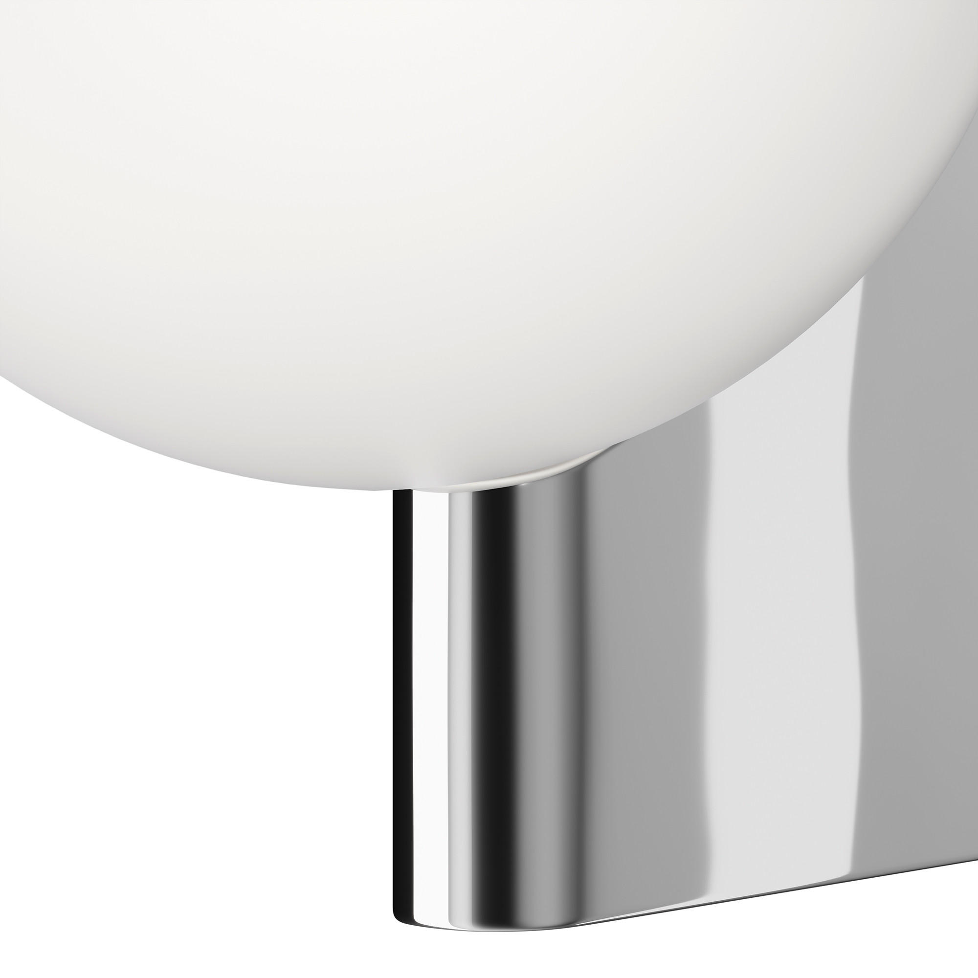 WANDLEUCHTE Modern 18/30/21,5 cm   - Chromfarben/Weiß, Trend, Glas/Metall (18/30/21,5cm) - MAYTONI