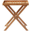 TABLETTTISCH 60/40/65 cm Teakholz vollmassiv Teakfarben  - Teakfarben, KONVENTIONELL, Holz (60/40/65cm) - MID.YOU