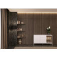 SIDEBOARD  153,6/83/38 cm 4 Schublade(n)  - Kaschmir, KONVENTIONELL, Glas/Holzwerkstoff (153,6/83/38cm) - Xora