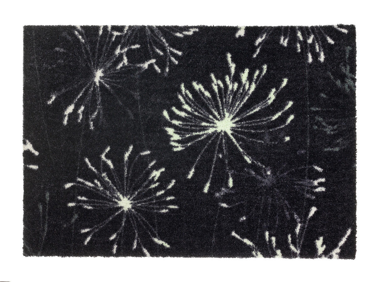 FUSSMATTE - Anthrazit/Mintgrün, Konventionell, Textil (50/70cm) - Schöner Wohnen Teppi