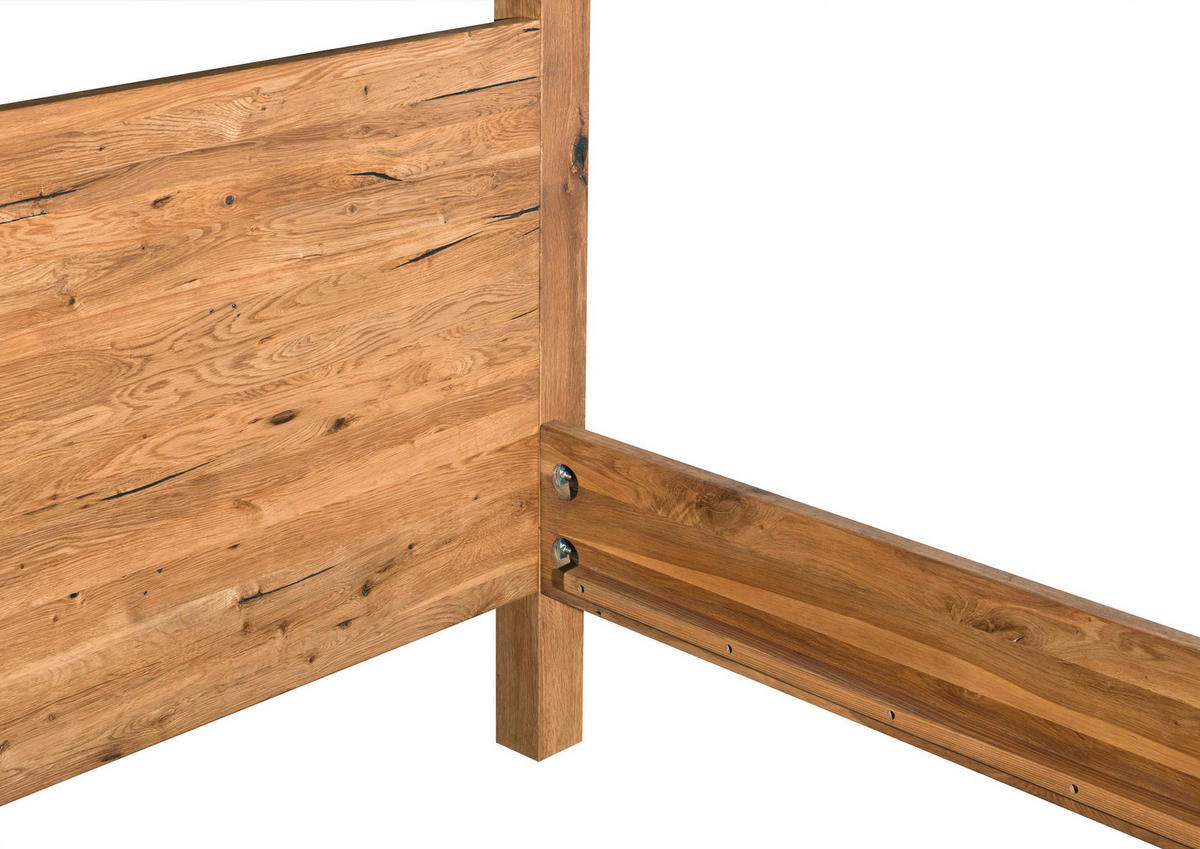 HIMMELBETT 140/200 cm  Mooreichefarben   - Mooreichefarben, Modern, Holz (140/200cm) - Livetastic