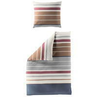 BETTWÄSCHE 2-teilig Biber 135/200 cm  - Blaugrau, Design, Textil (135/200cm) - Bierbaum