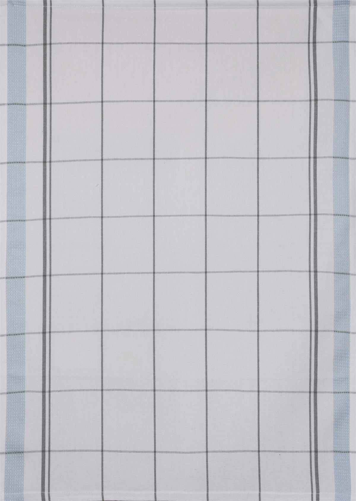 GESCHIRRTUCH-SET Weiß, Hellgrau, Hellblau  - Hellgrau/Weiß, Basics, Textil (50/0,5/70cm)