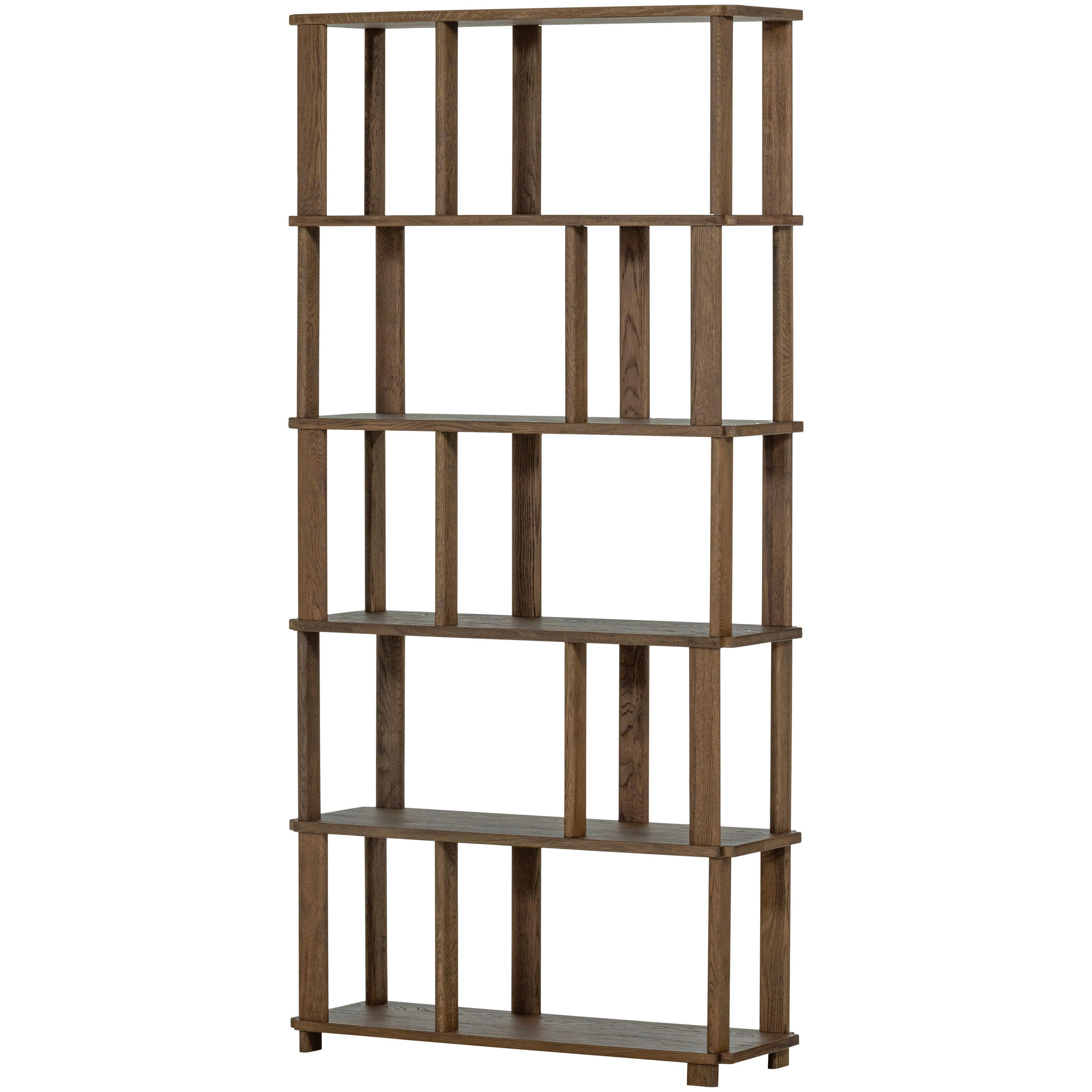 REGAL Eiche Naturfarben  - Naturfarben, Design, Holz (90/186/30cm) - Livetastic