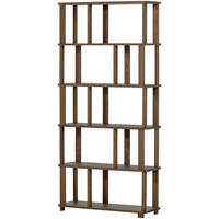 REGAL Eiche Naturfarben  - Naturfarben, Design, Holz (90/186/30cm) - Livetastic