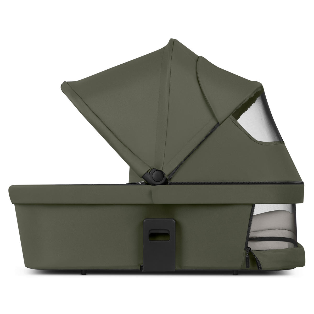 KINDERWAGENSET  Salsa Core All in One  Olive  - Dunkelgrün/Schwarz, Basics, Textil/Metall (63/123/97cm) - ABC Design