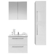 BADEZIMMER - Weiß, Design, Glas/Keramik (108/194/46cm) - Xora