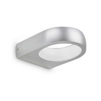 ZIDNA SVJETILJKA VANJSKA  - srebrne boje, Basics, metal/plastika (17,5/14,5/4,5cm)