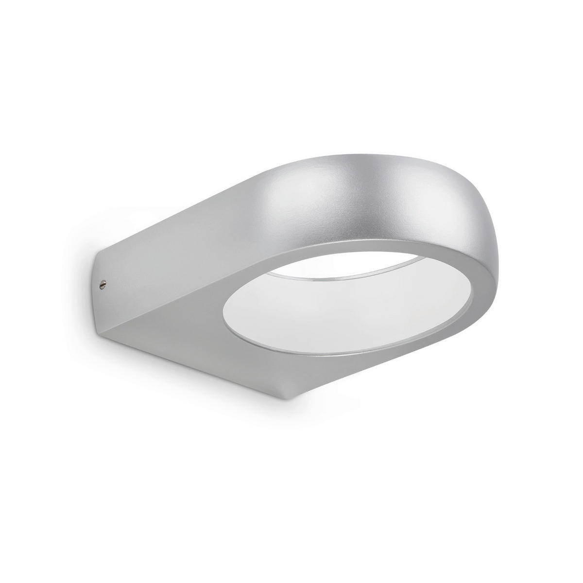 ZIDNA SVJETILJKA VANJSKA  - srebrne boje, Basics, metal/plastika (17,5/14,5/4,5cm)