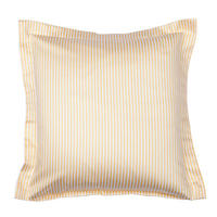 KISSENHÜLLE Giorgio 40/40 cm  - Hellgelb/Weiß, KONVENTIONELL, Textil (40/40cm) - Janine