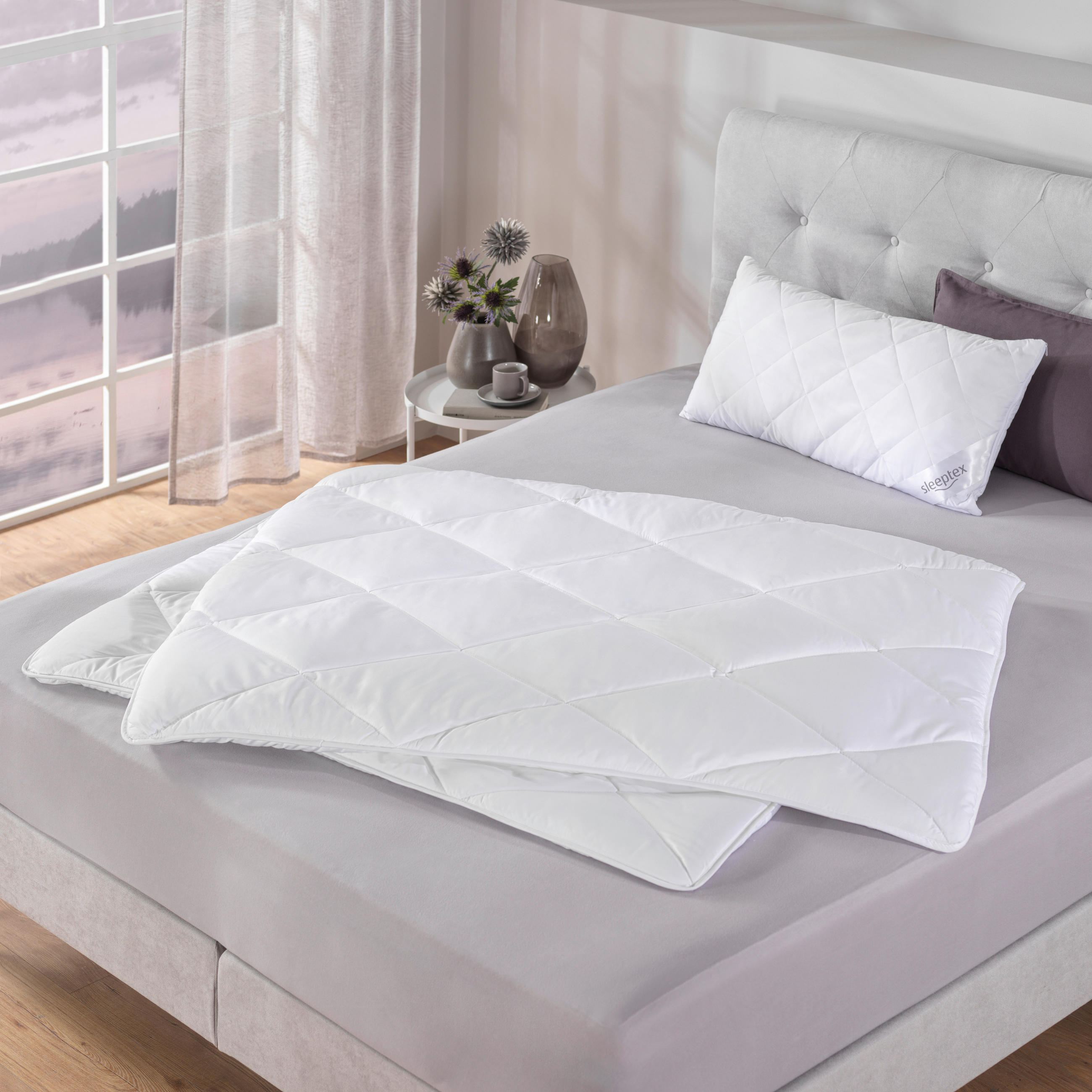 WINTERDECKE  Oviedo  135/200 cm   - Weiß, Basics, Textil (135/200cm) - Sleeptex