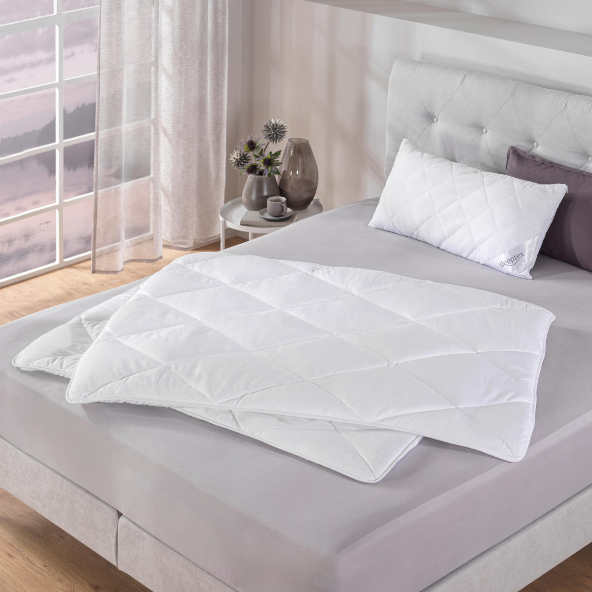 WINTERDECKE  Oviedo  135/200 cm   - Weiß, Basics, Textil (135/200cm) - Sleeptex
