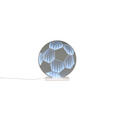 LED-DEKOLEUCHTE Football 23/24 cm  - Weiß, LIFESTYLE, Kunststoff/Metall (23/24cm) - Novel