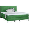 BOXSPRINGBETT 200/200 cm  in Grün  - Schwarz/Grün, Konventionell, Textil/Metall (200/200cm) - Dieter Knoll