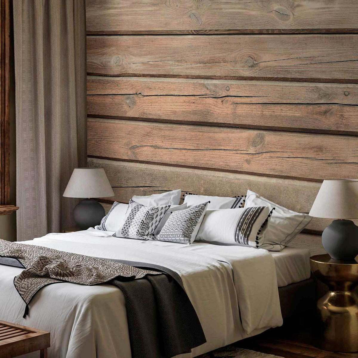 FOTOTAPETE  - Cognac/Cappuccino, LIFESTYLE, Textil (100/70cm) - artgeist