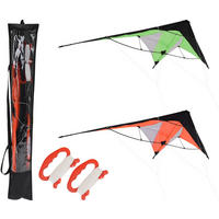 DRAKE FÖR BARN - orange/grön, Basics, plast (120/0,5/50cm)