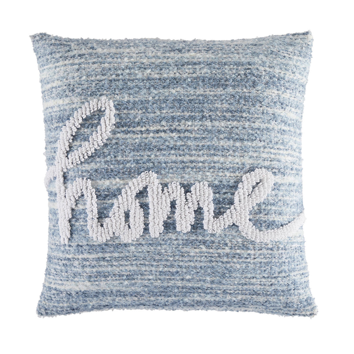 KISSENHÜLLE HOME 45/45 cm  - Blau/Creme, Textil (45/45cm) - Novel