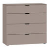 KOMMODE  in 90/87/43 cm  - Hellbraun/Schwarz, Design, Holzwerkstoff/Kunststoff (90/87/43cm) - Jutzler