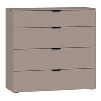 KOMMODE 90/87/43 cm  in Hellbraun  - Hellbraun/Schwarz, Design, Holzwerkstoff/Kunststoff (90/87/43cm) - Jutzler