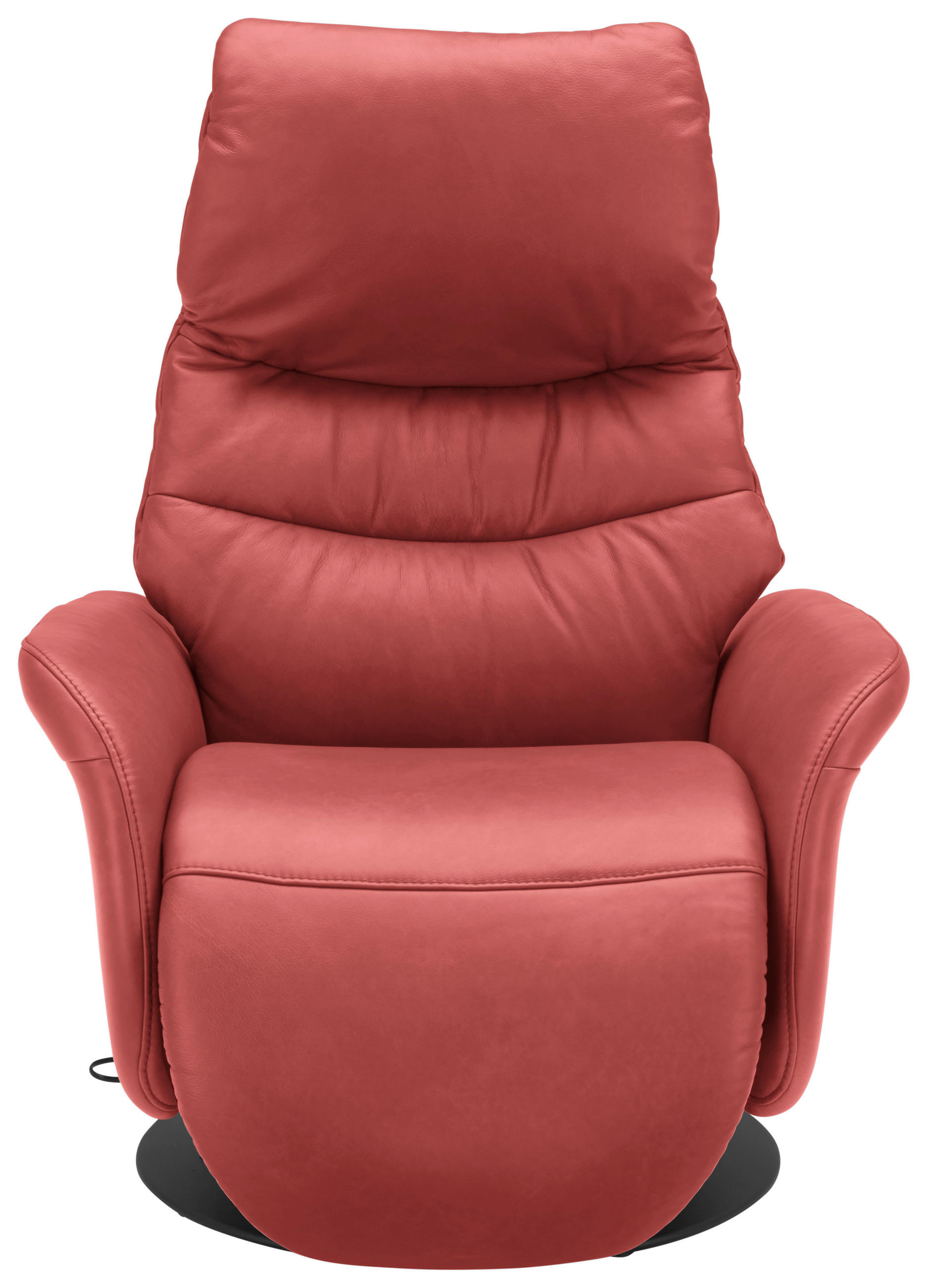 RELAXSESSEL in Leder Rot  - Anthrazit/Rot, Design, Leder/Metall (78/111/85cm) - Himolla Komfortklass