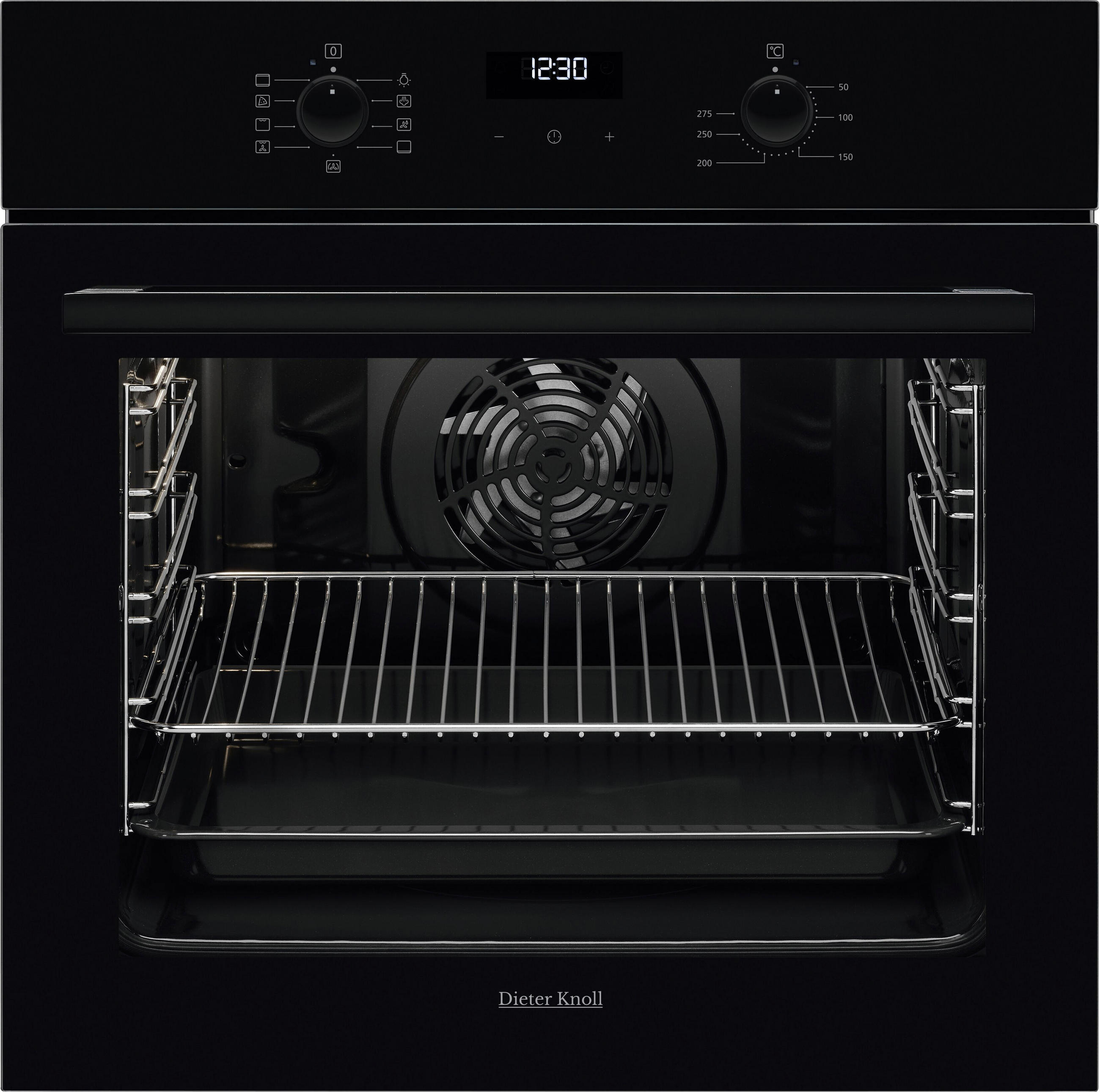 EINBAUBACKOFEN DBK65902XK  - Schwarz, Basics, Metall (59,4/59,5/56,9cm) - Dieter Knoll
