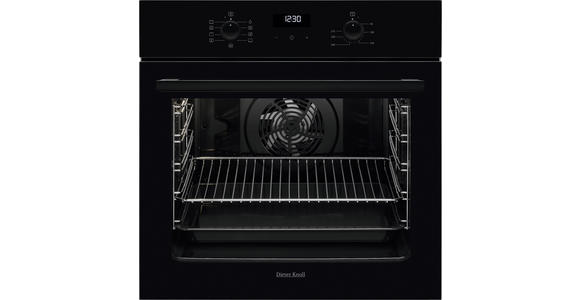 EINBAUBACKOFEN DBK65902XK  - Schwarz, Basics, Metall (59,4/59,5/56,9cm) - Dieter Knoll