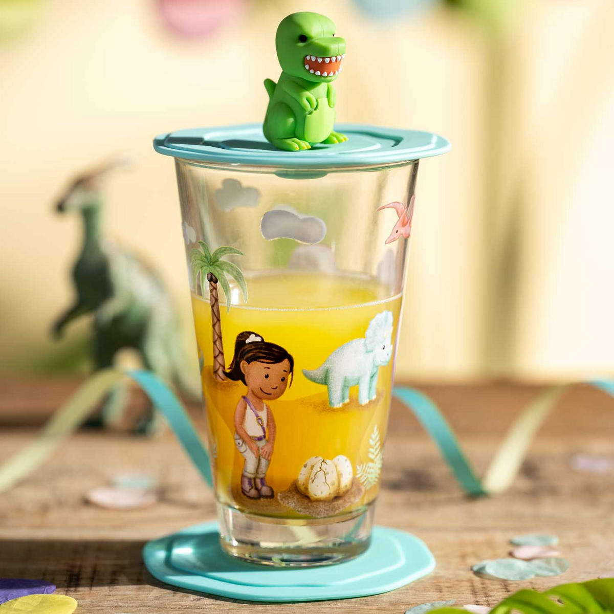 KINDER-GLÄSERSET Bambini Aventura 6-teilig  - Trend, Glas (8/13,20/8cm) - Leonardo