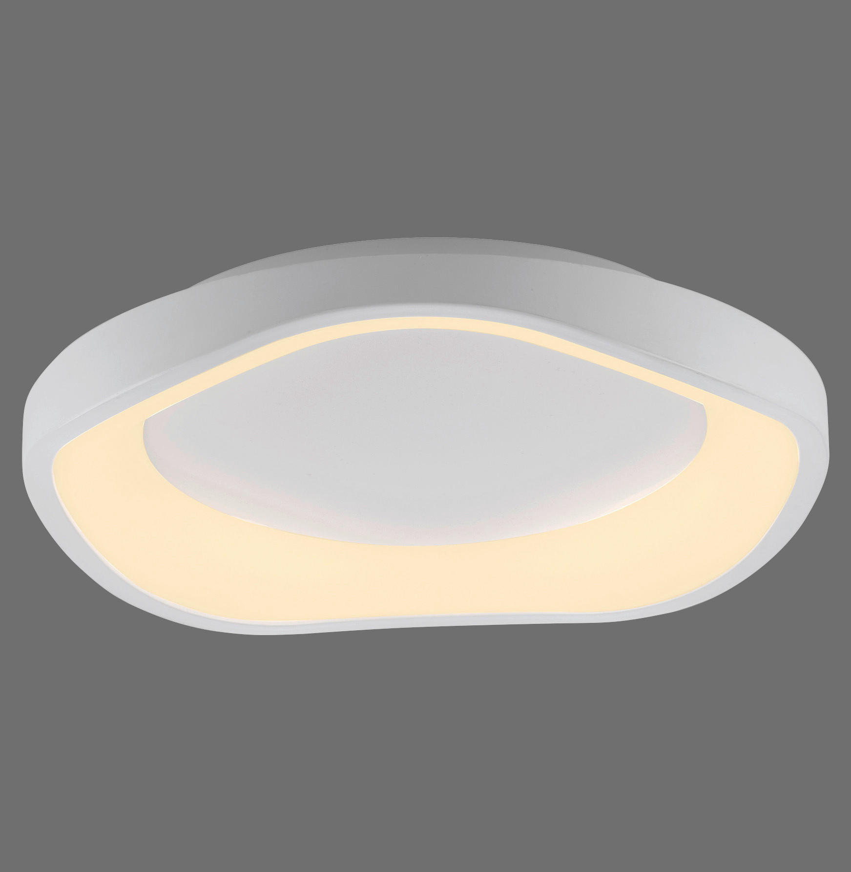 LED-DECKENLEUCHTE 40/40/7,5 cm   - Weiß, KONVENTIONELL, Kunststoff/Metall (40/40/7,5cm) - Schöner Wohnen