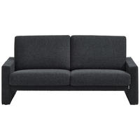 2-SITZER-SOFA Anthrazit  - Anthrazit/Schwarz, Design, Kunststoff/Textil (176/84/96cm) - Erpo