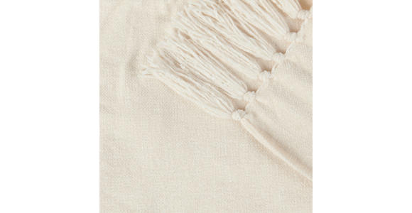 DECKE 127/152 cm  - Creme, KONVENTIONELL, Textil (127/152cm) - Novel