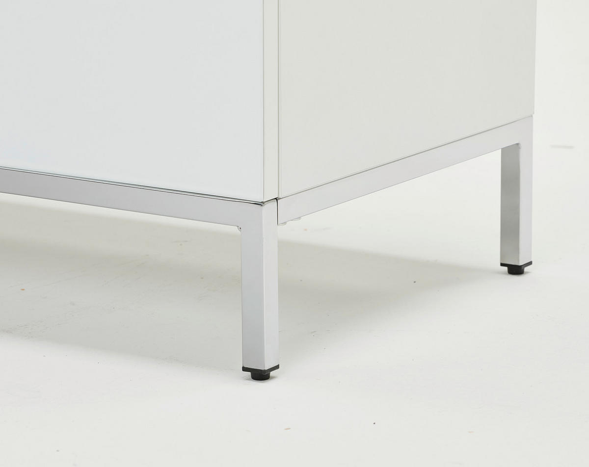 FUSSGESTELL  in 226,2/13/40 cm  - Chromfarben, Basics, Metall (226,2/13/40cm) - Novel