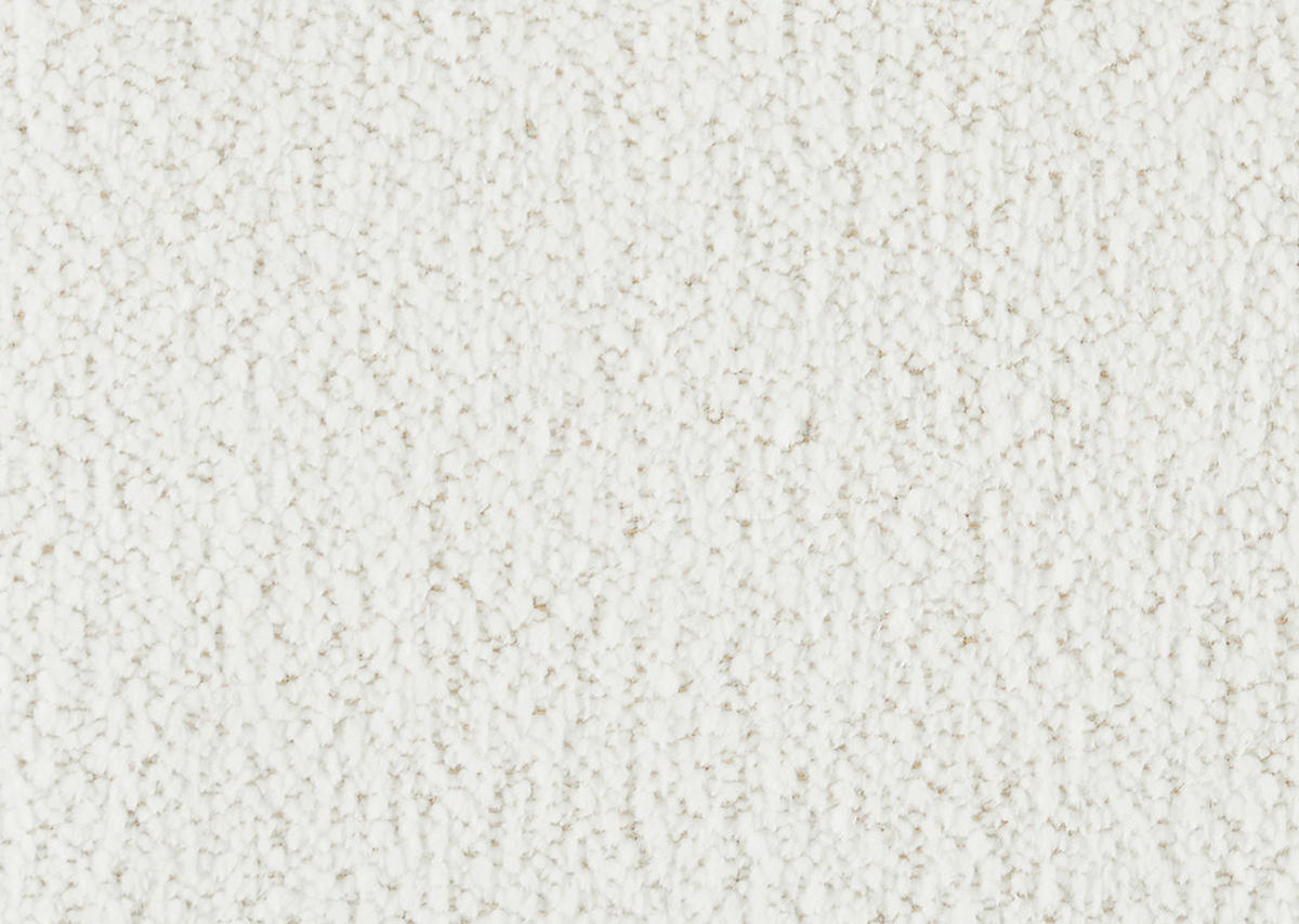 SESSEL in Chenille, Mikrofaser Weiss  - Weiss/Schwarz, Design, Textil/Metall (68/78/76cm) - Johann Jakob