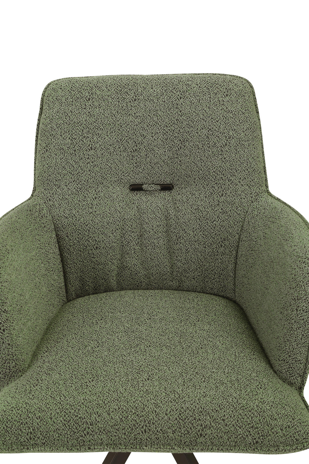 NASLANJAČ, kovina, tekstil zelena, črna  - črna/zelena, Design, kovina/tekstil (60/87/64,5cm) - Novel