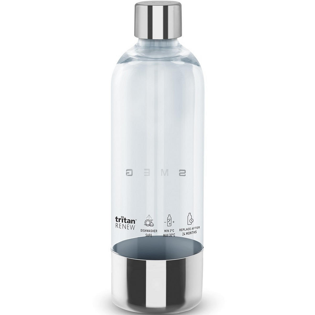 WASSERSPRUDLER-FLASCHE COLLEZIONE  - Transparent, Basics, Kunststoff (0,8l) - SMEG