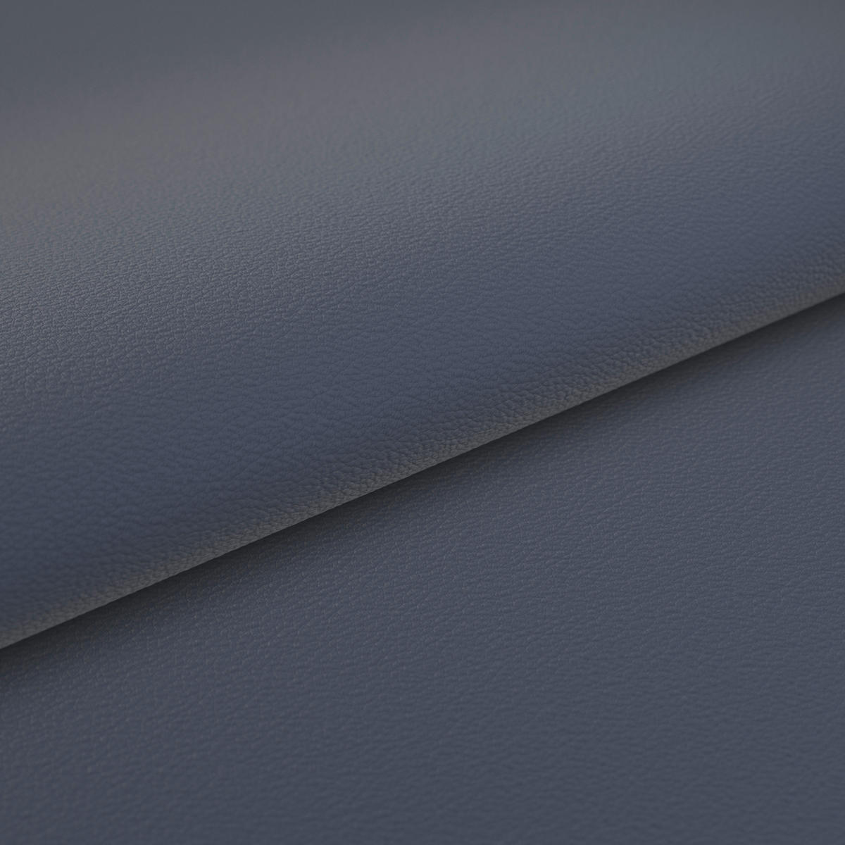 DREHSTUHL Lederlook Grau, Schwarz, Dunkelblau  - Schwarz/Dunkelblau, MODERN, Kunststoff/Textil (70/103-115/70cm)