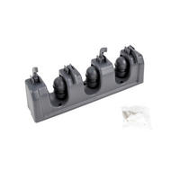 ZIDNI DRŽAČ  antracit   - antracit, Basics, plastika (27/6cm)