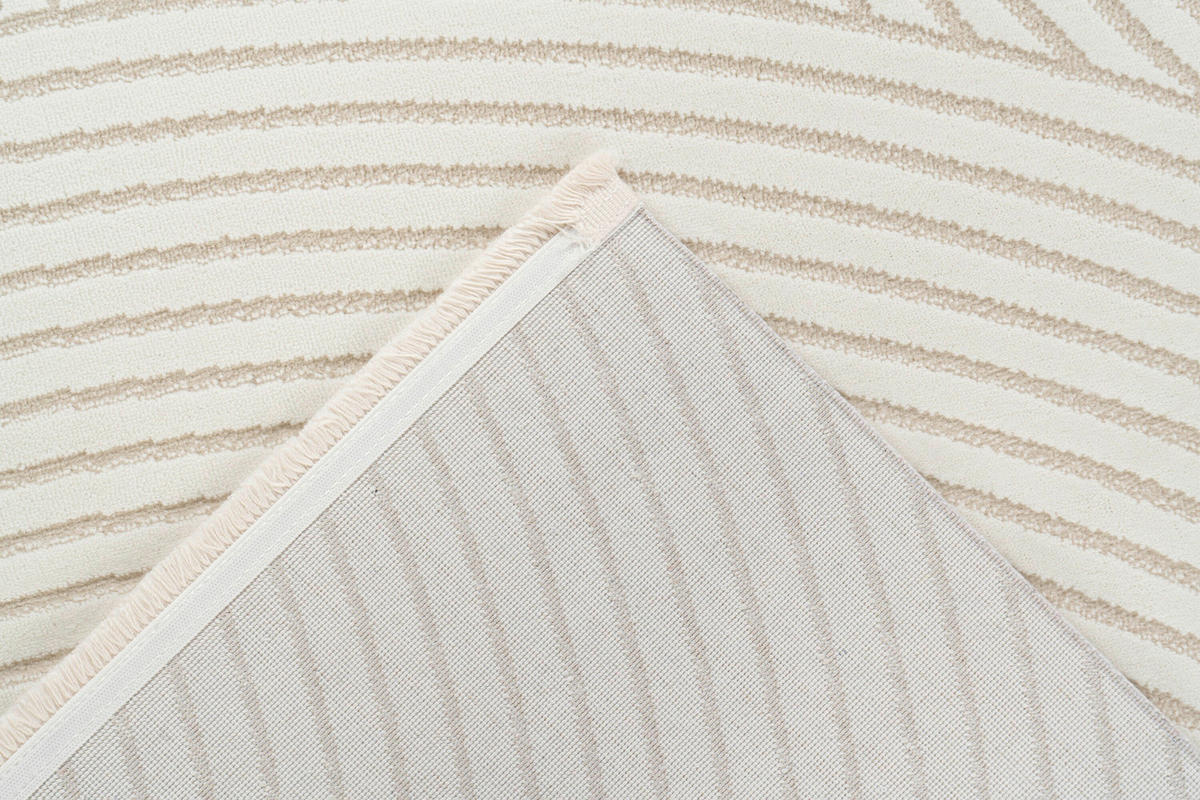 FLACHWEBETEPPICH 200/290 cm Elfenbein rechteckig  - Elfenbein, Basics, Textil (200/290cm) - Kayoom