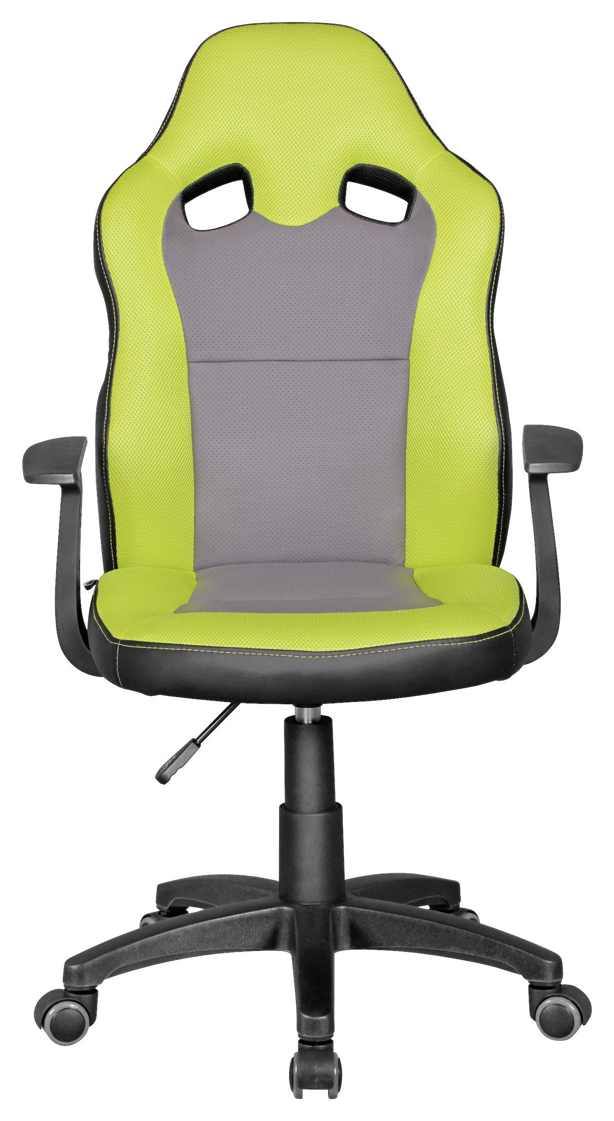 JUGENDDREHSTUHL - Schwarz/Grau, Modern, Kunststoff/Textil (60/102/60cm) - MID.YOU