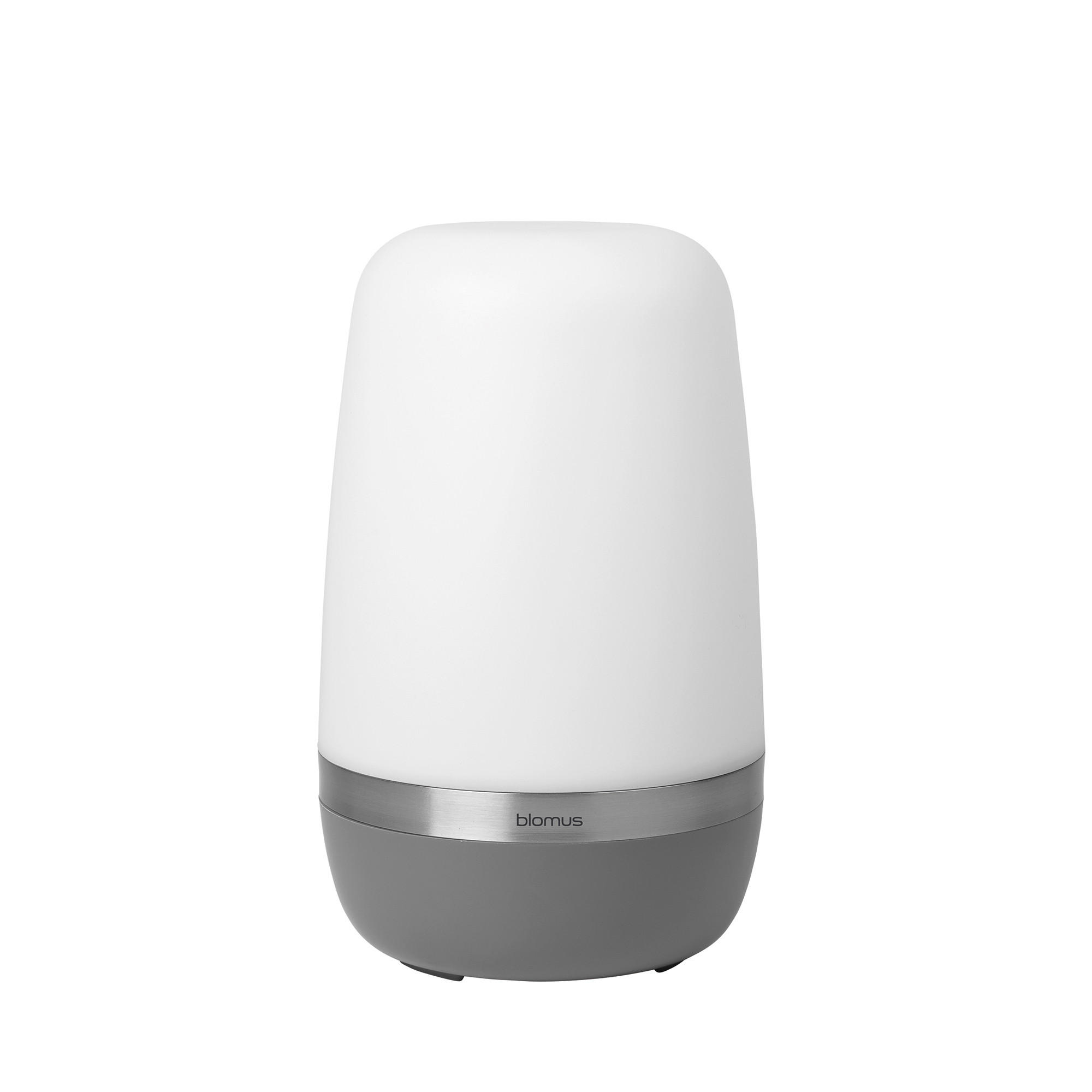 LED-TISCHLEUCHTE 15,3/24,8 cm   - Grau, Design, Kunststoff/Metall (15,3/24,8cm) - Blomus