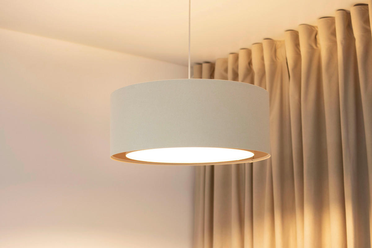 HÄNGELEUCHTE Boho 50/88 cm   - Beige/Creme, Design, Kunststoff/Textil (50/88cm)