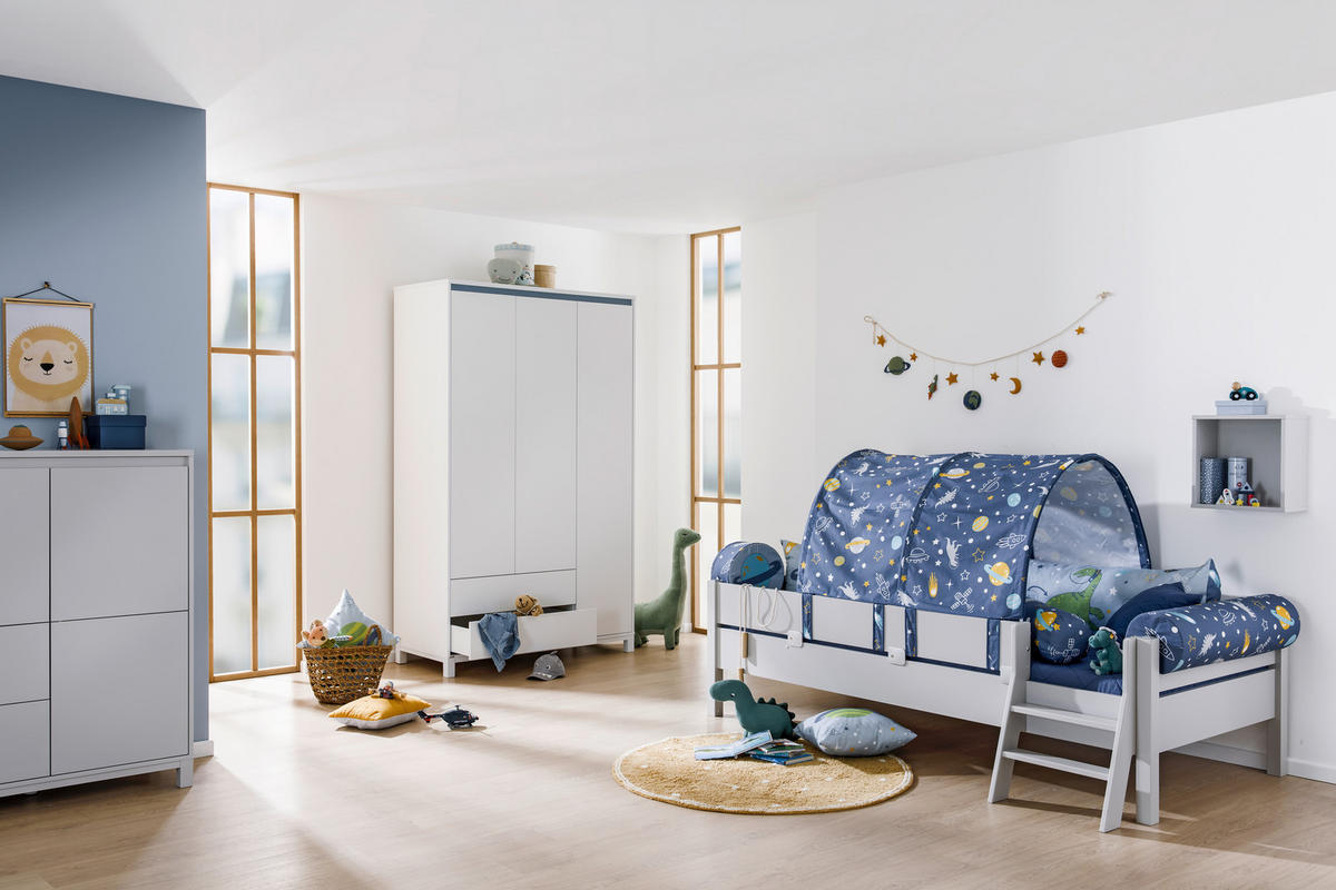 SPIELZELT - Blau/Gelb, Basics, Textil (112/57/91cm) - Paidi