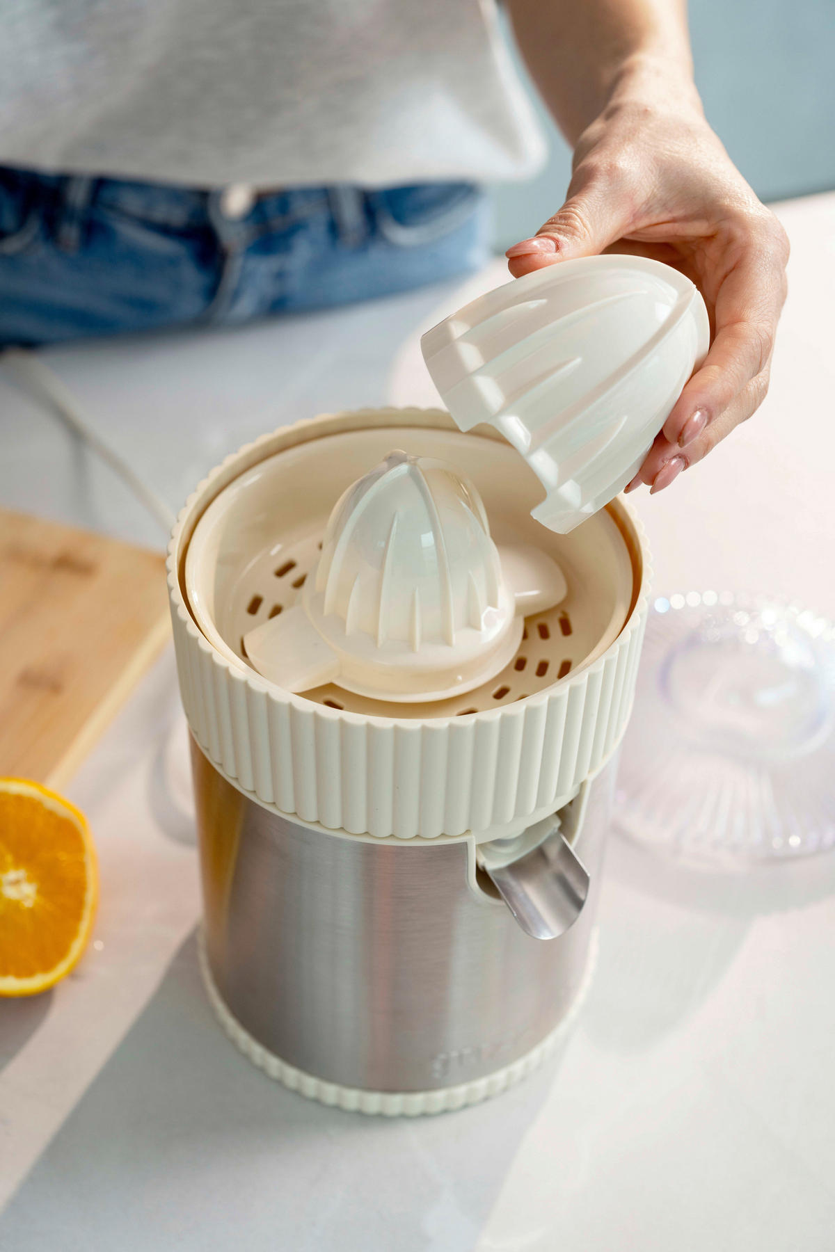 SOKOVNIK    - bijela, Basics, metal/plastika (25.9cm)