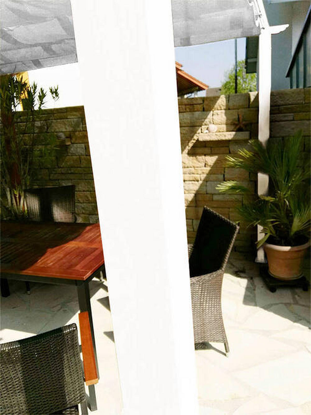 PERGOLA 350/235/350 cm Aluminium  - Weiß, Basics, Kunststoff/Metall (350/235/350cm) - Ambia Garden