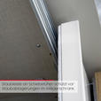 SCHWEBETÜRENSCHRANK 271/223/68 cm 3-türig Schwarz  - Chromfarben/Schwarz, KONVENTIONELL, Glas/Holzwerkstoff (271/223/68cm) - Novel